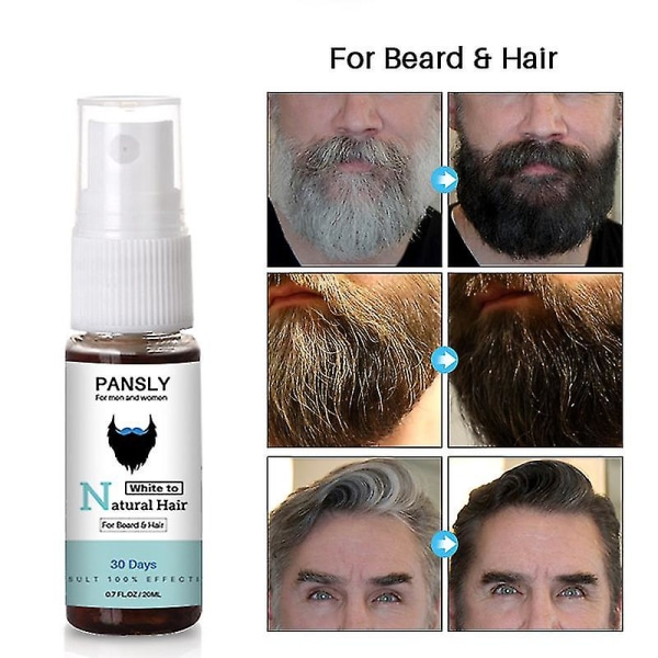 1/3 st White Beard Hair Treatment Oil 1pcs