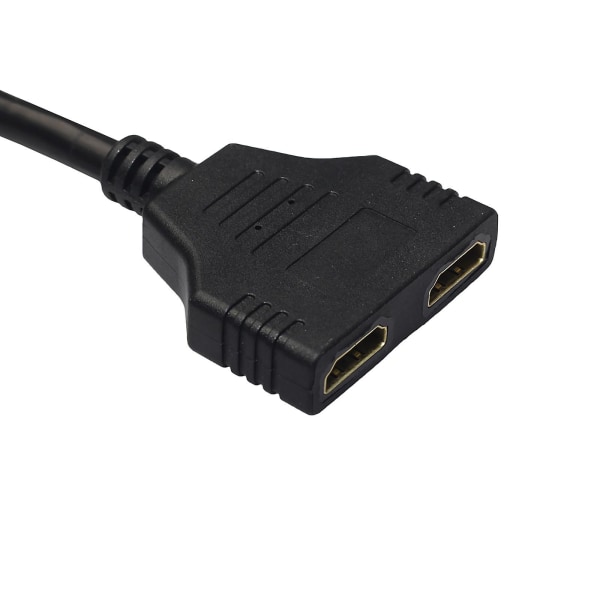 Hem Ny HDMI-kabel splitterkabel 1 hane till dubbel HDMI 2 hona Y  splitteradapter 563a | Fyndiq