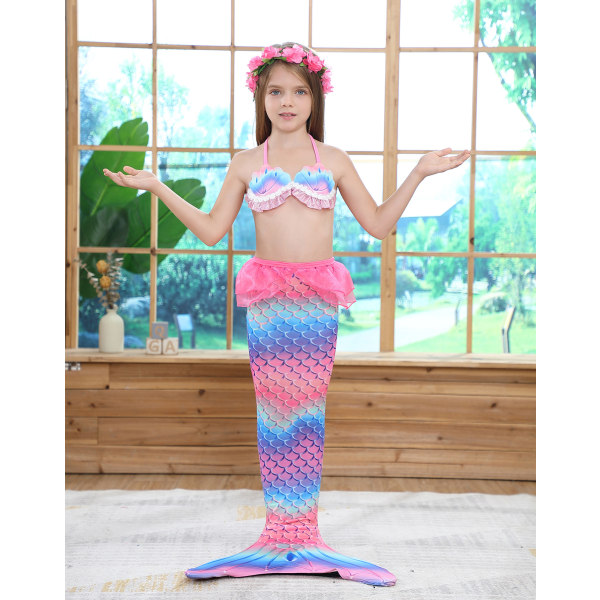 Barnkläder Barn sjöjungfru baddräkt Bikini 100 55b8 | 100 | Fyndiq