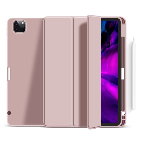 Lämplig för ipad helskärms surfplatta mjukt case pink Pro12.9【2020】