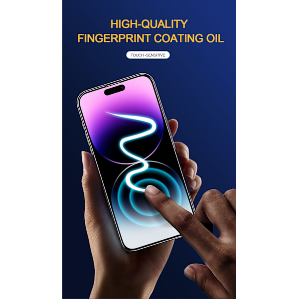 iPhone 16 Plus Skärmskydd - Härdat Glas
