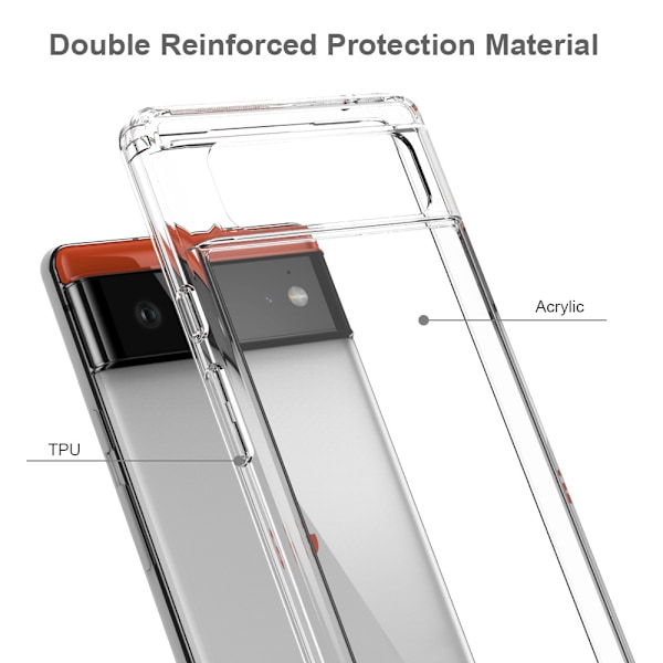 Google Pixel 8 Skal - Transparent