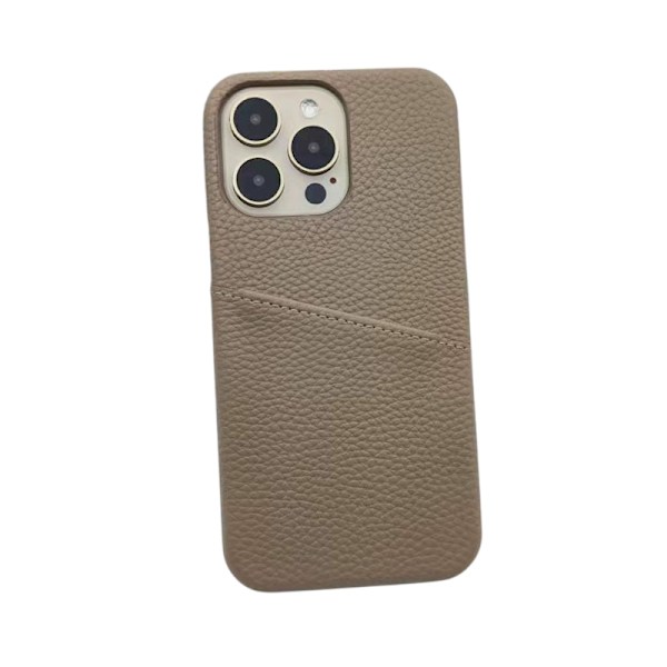iPhone 12 Pro Max Skal med Kortfack - Cappuccino