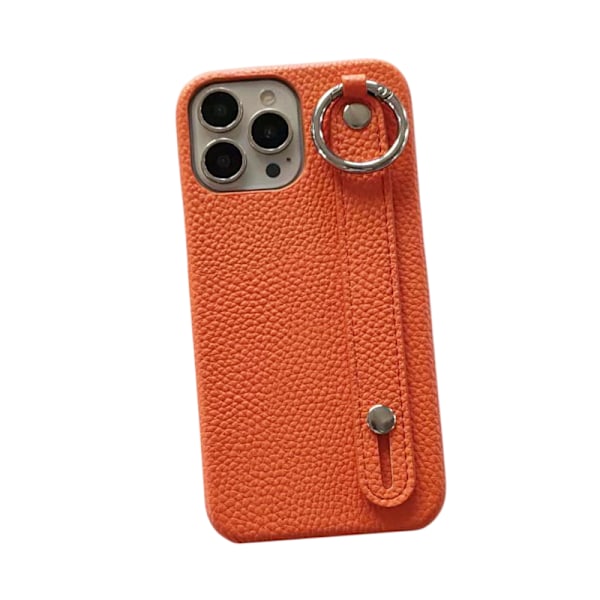 iPhone 15 Plus Skal med Ring - Orange