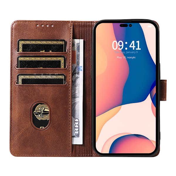 iPhone 15 Pro Max Fodral - Ljusbrun
