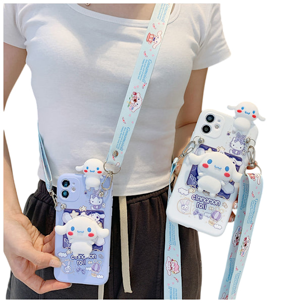 iPhone 13 Pro Max Skal Med Spegel & Djurmotiv - Vit