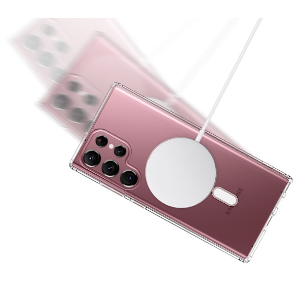 Samsung Galaxy S23 Plus Skal - Transparent Magsafe
