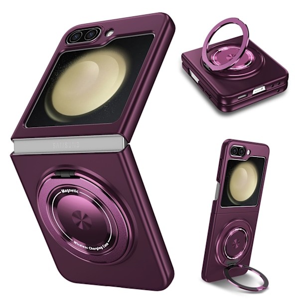 Samsung Galaxy Z Flip 4 Skal - Mörklila