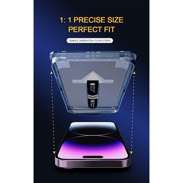 iPhone 13 Pro Max/14 Plus Skärmskydd - Härdat Glas