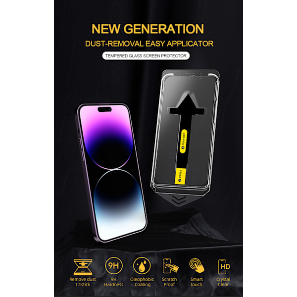 iPhone 16 Pro Max Skärmskydd - Härdat Glas