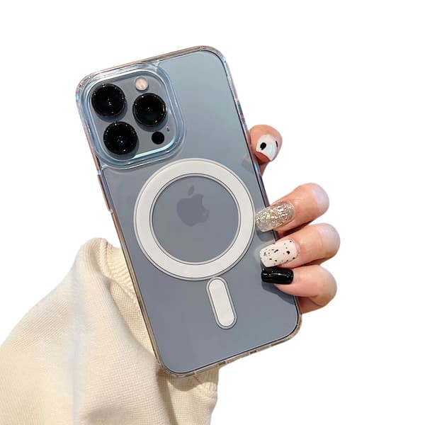 iPhone 15 Pro Max MagSafe Skal - Transparent