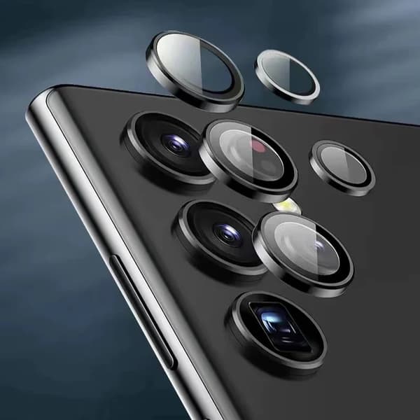 Samsung Galaxy S25 Plus Linsskydd Härdat Glas - Silver