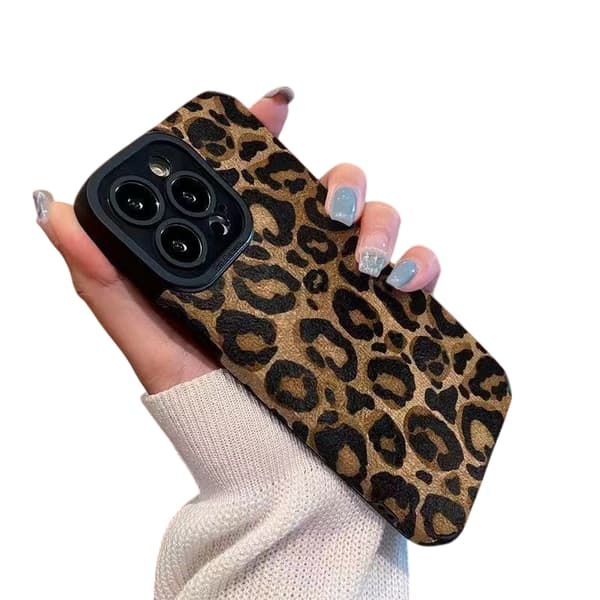 iPhone 13 Pro Skal - Guld Leopard