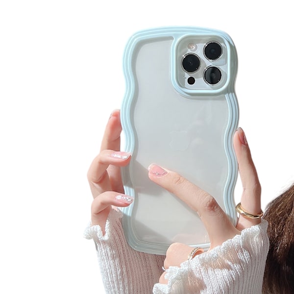 iPhone 16 Skal - Ljusblå