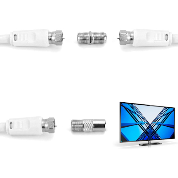 TV-antennesplitter - 2-veis satellittsplitter for Sky Box, Dreambox