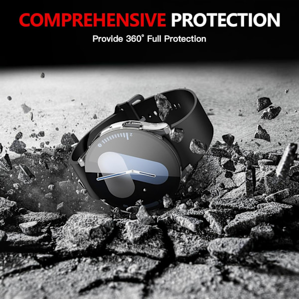 2-pack skärmskydd för Galaxy Watch 7, härdat glas med Watch 7 skärmskydd 40 mm, hög känslighet, pålitligt skärmskydd för Galaxy Watc