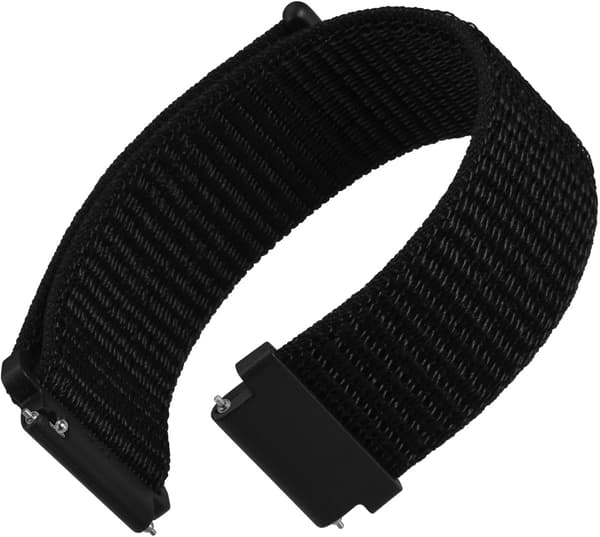 22 mm justerbart nylonarmband, snabbfäste sportögla