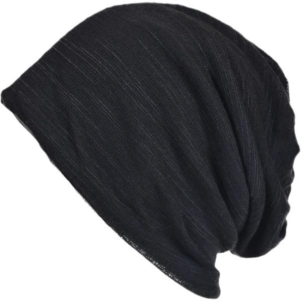 Men Slouch Hollow Beanie Thin Summer Cap Skullcap B018h