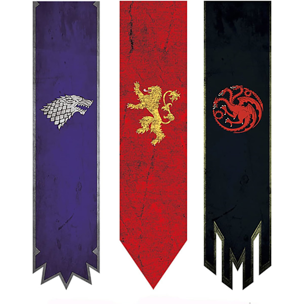 Game GoT Thrones-banner - Game GoT Thrones Stark-husbanner 167X35CM Stark Stark