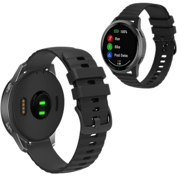 Garmin GPS Running Smartwatch Band, blødt silikone