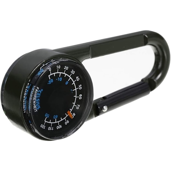 1PC Kompass Camping Klättring Vandring Mini Metall 3-i-1 Multifunktionell