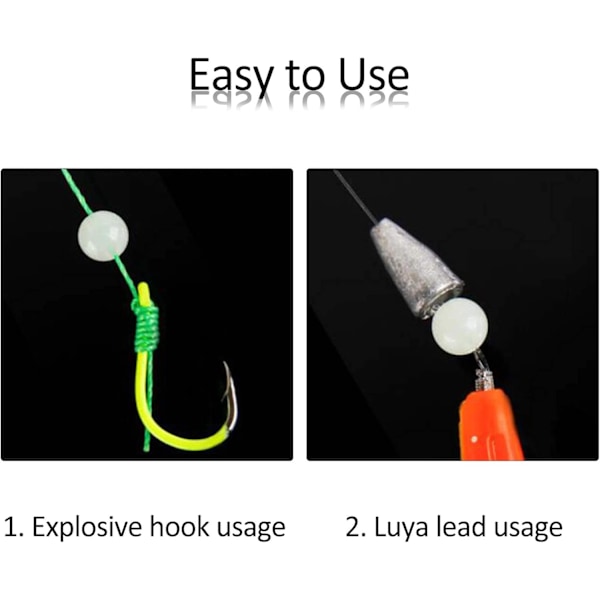 Fiskeperler 5 mm sortiment (1000 stk/boks) for rigger og fiskeliner