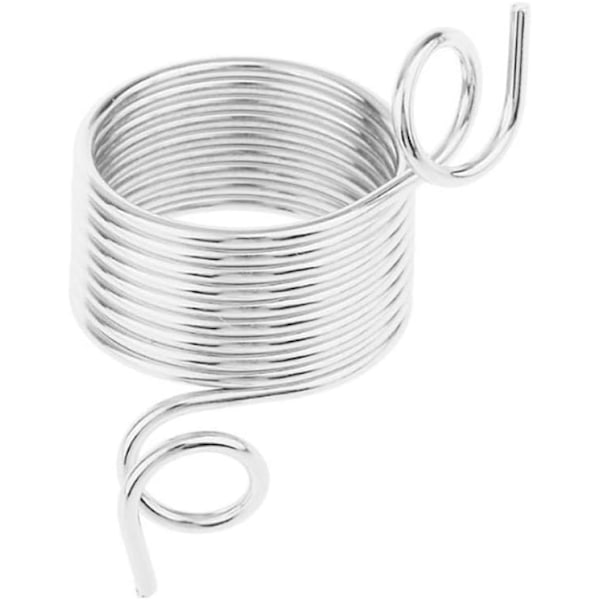 8 stk. strikkepinde i rustfrit stål, metalgarnguide, fingerholder, hæklesæt