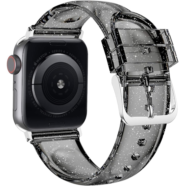 Kompatibel med Apple Watch-rem 41mm 40mm 38mm, Premium Clear