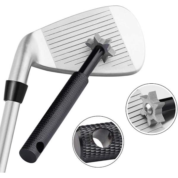 Golfklub spor slibeværktøj med 6 hårdmetal skærere af wolfram stål