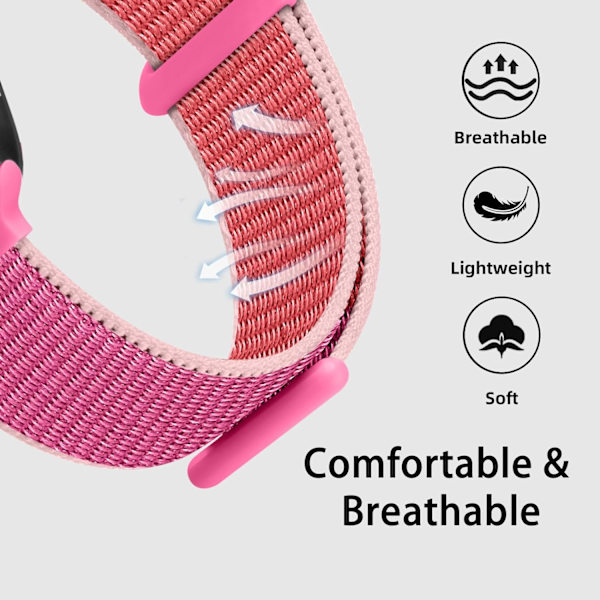 Bundle silikone og nylon iWatch-rem