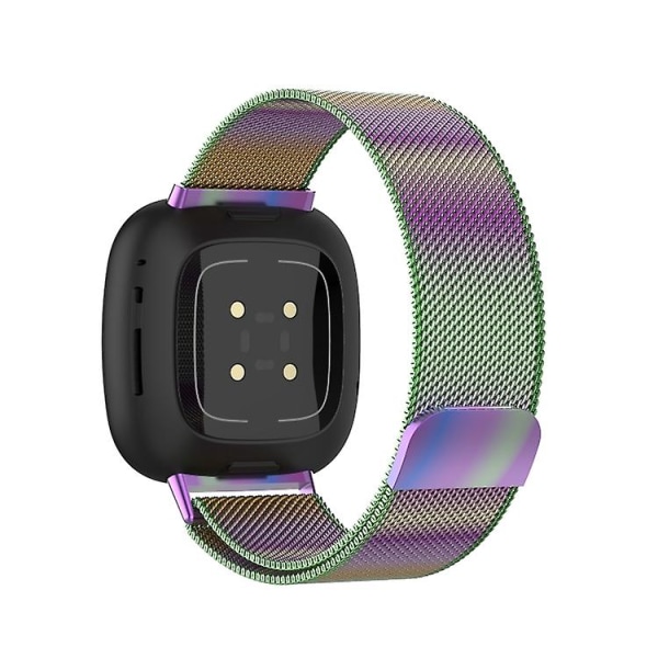 Til Fitbit Versa 3 / Fitbit Magnetisk Milano Urrem BYF Colorful