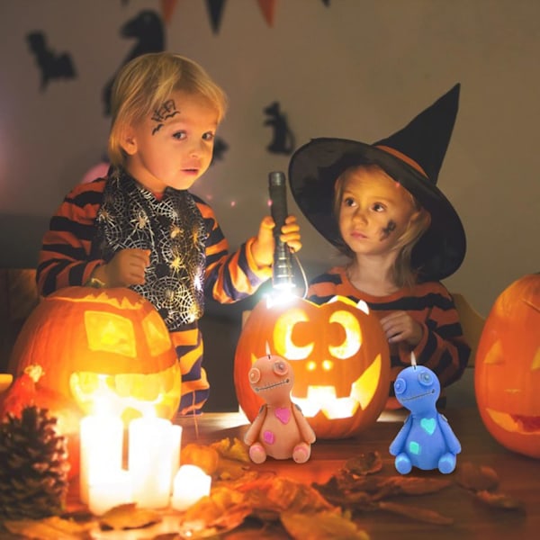 Halloween Skräckdocka Ljus Form för DIY