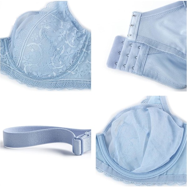 Kvinnors Minimizer Full Coverage Behå Bygel Ovadderad Plus Size Behå Ovadderad