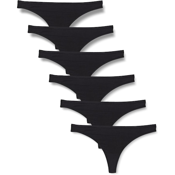 Damunderkläder i bomullstrosa, 6-pack