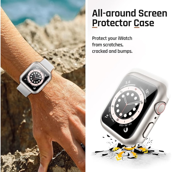 Vandtæt etui til Apple Watch 40mm SE (2. generation)