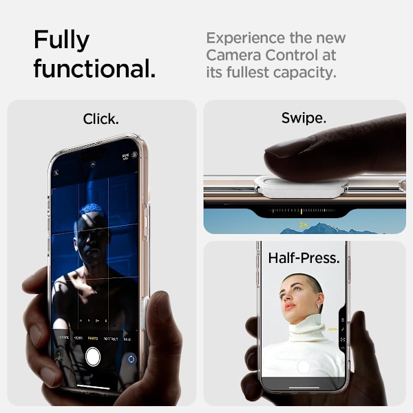 för iPhone 16 Pro Max Skal, Ultra Hybrid T MagFit [Kamerakontrollknapp Täckning] [Kompatibel med Magsafe] - Vit A_T_White iPhone 16 Pro Max
