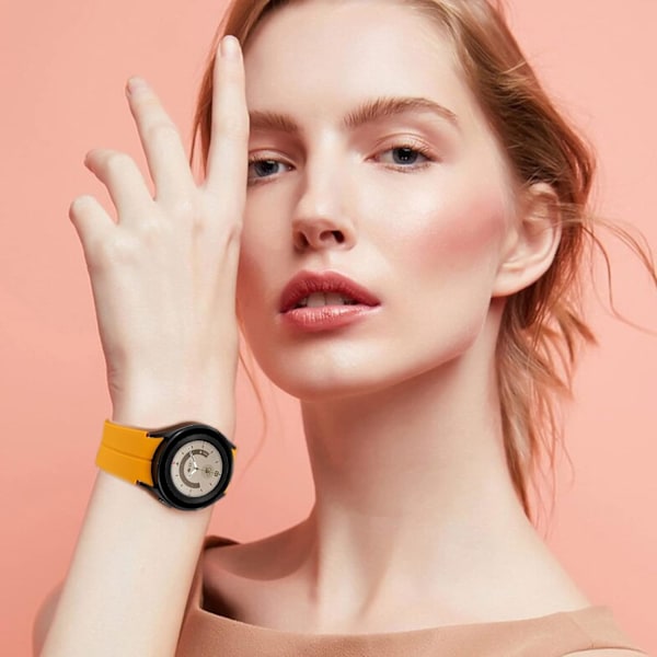 Galaxy Watch 6/5/4 Armband 40mm 44mm, för Galaxy Watch 6 Classic Armband 47mm 43mm/Galaxy 4 Classic 46mm 42mm/Watch 5 Pro Herr Dam, Magnetiskt Spänne