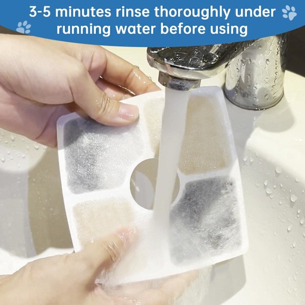 Pet Vann Dispense Filter Element Liten Blomst Firkant