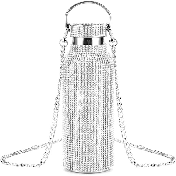 Bling Diamant Termokande, Glitter Vandflasker, -Rustfrit Stål