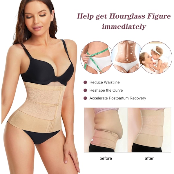 Taljetræner til kvinder Body Shaper Mavekontrol Shapewear Underbust