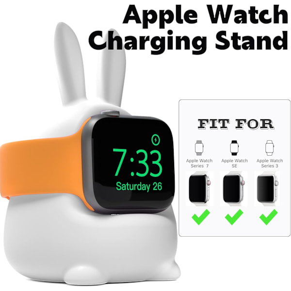 Ladestasjon for Apple Watch Series 49/45/44/42/41/40/38Mm