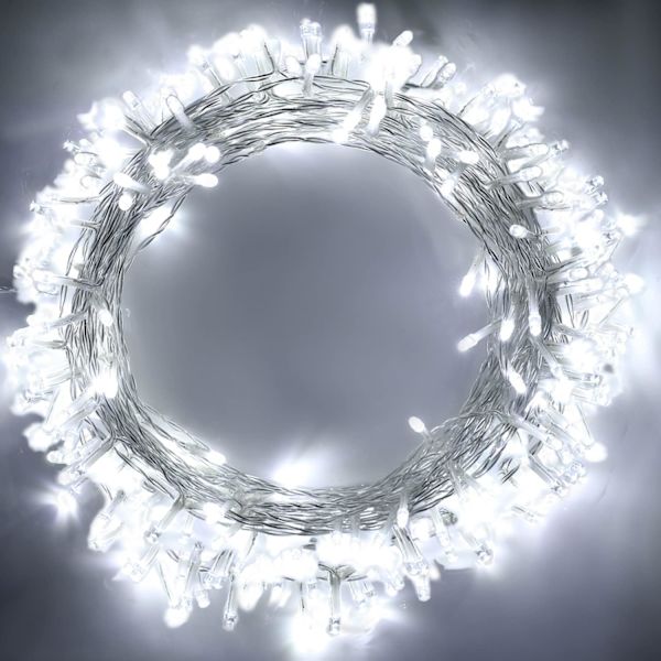 Ljusslingor, 42ft batteridrivna ljusslingor, 120 LED IP65 vattentäta utomhus ljusslingor med timer 8 lägen för sovrum, trädgård, fest, jul