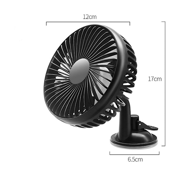 Multifunktionel USB bilventilator Bil elektrisk ventilator