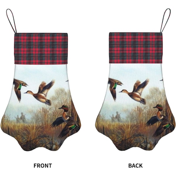 Jakt Flygande Vild Tryckt Hund Tass Julstrumpa Julgran Ornament Julgran Hängande Jagd Fliegende Vildnis One Size Jagd F