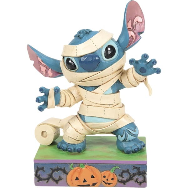 Enesco Disney Traditions Collection af Jim Shore     Lilo og Stitch Mumie Kostume Figur - Håndmalet Kunsthåndværk i Stenharpiks