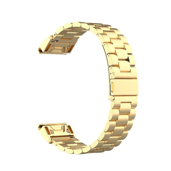 Garmin Fenix ​​5 ruostumattomasta teräksestä watch rannekkeen STO Golden