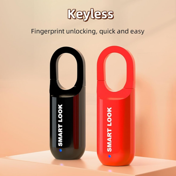 Smart fingeravtryckslås, uppladdningsbart litet skåplås för skolgymsskåp, biometrisk nyckellöst fingeravtryckslås, elektroniskt fingeravtryck