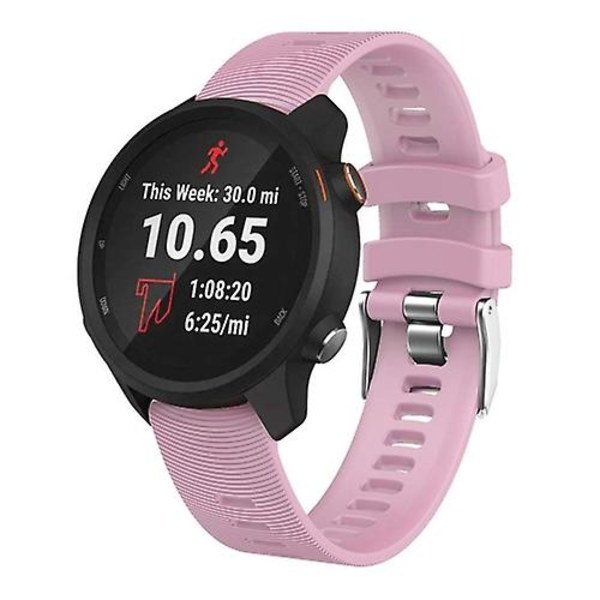 Smart Watch Silikonurrem til Garmin Forerunner 245 ENK Pink