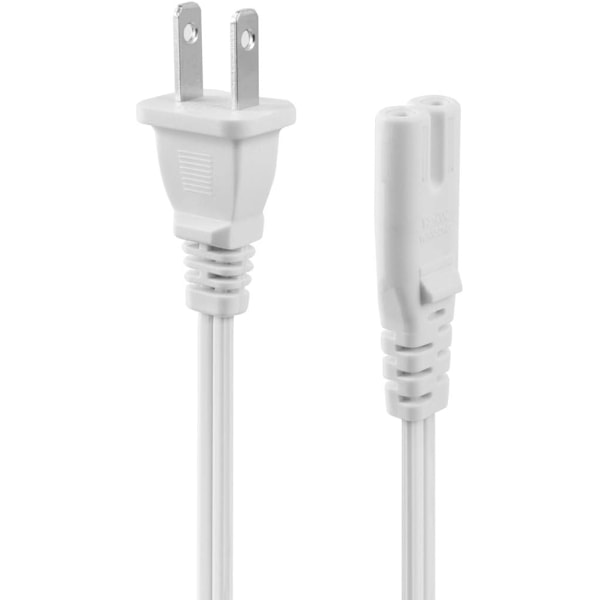 2-pak Ul-listet Spt2 18Awg 2-bens Figur-8 Ikke-polariseret