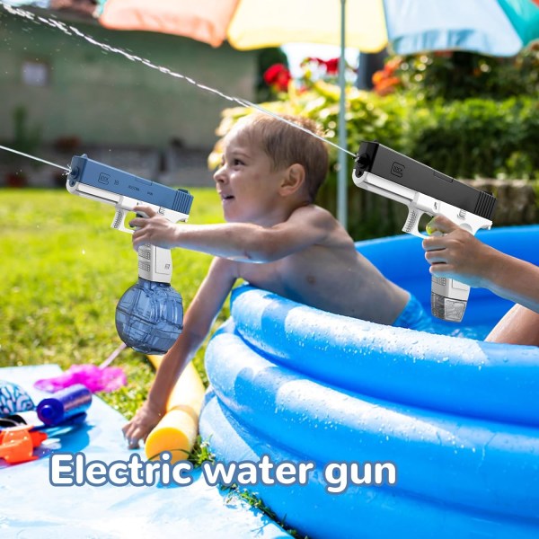Elektrisk vattenpistol, vattenpistol Elektriskt automatisk vattenspruta pistol vattenpistol vattenspruta pistol vuxna barn vattengevär